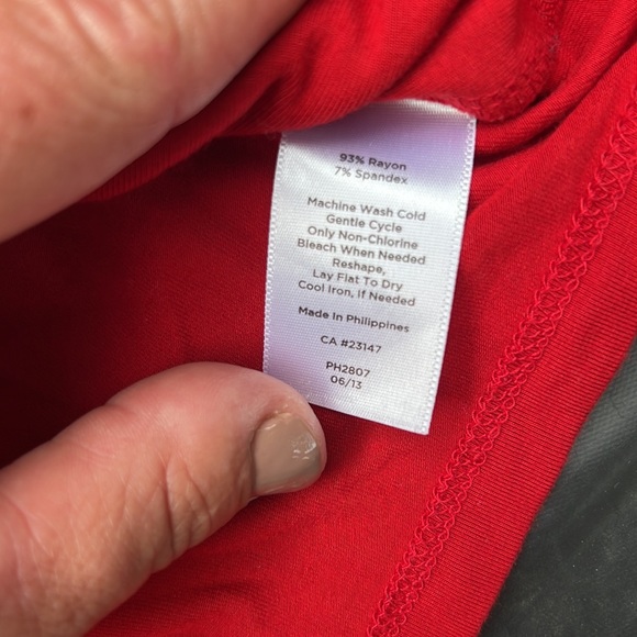 Talbots long sleeve jersey shirt - Picture 3 of 5